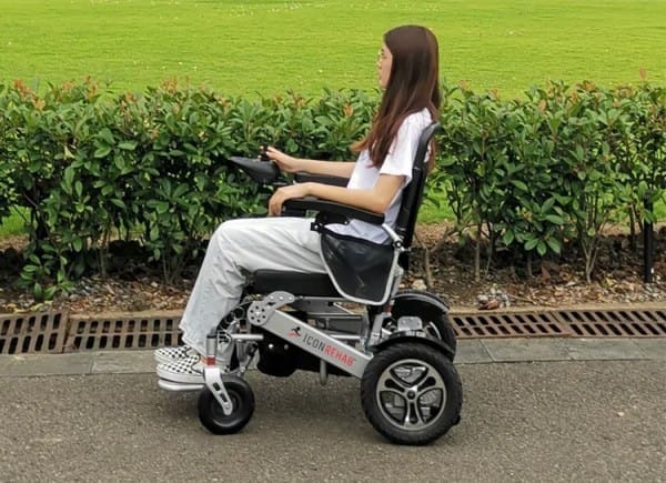 2 icon rehab folding Electric Wheelchair